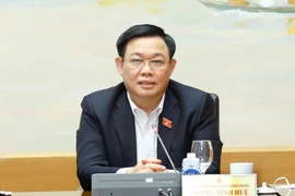 Chủ tịch Quốc hội Vương Đình Huệ phát biểu ý kiến. (Ảnh: Doãn Tấn/TTXVN)