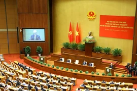 Tổng Bí thư Nguyễn Phú Trọng phát biểu chỉ đạo Hội nghị Văn hóa toàn quốc. (Ảnh: Văn Điệp/TTXVN)