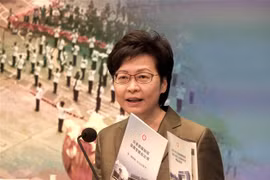 Trưởng Đặc khu hành chính Hong Kong (Trung Quốc) Lâm Trịnh Nguyệt Nga. (Nguồn: THX/TTXVN)