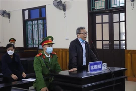 Bị cáo Đinh Văn Dũng tại tòa. (Ảnh: Phan Quân/TTXVN)