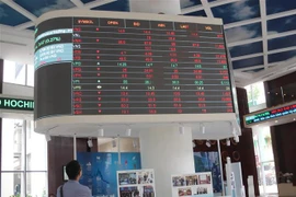 Nhà đầu tư theo dõi bảng giá chứng khoán tại sàn HOSE. (Ảnh minh họa. Nguồn: TTXVN)