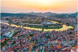 Một góc thành phố Lạng Sơn. ( Nguồn: Báo Lạng Sơn)