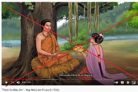 Bản nhạc rap 'Thích Ca Mâu Chí' đăng tải trên không gian mạng có nội dung xúc phạm Đức Phật.
