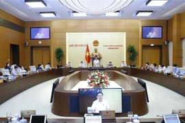 Một phiên họp của Ủy ban Thường vụ Quốc hội. (Nguồn: TTXVN)