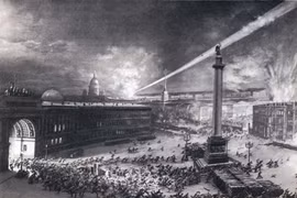 Đêm 7/11/1917 (25/10 theo lịch Nga cũ), quân khởi nghĩa tấn công vào Cung điện mùa Đông ở Petrograd, mở đầu cuộc Cách mạng Tháng Mười Nga. (Ảnh: Tư liệu TTXVN)