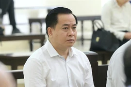Bị cáo Phan Văn Anh Vũ (sinh năm 1975, Chủ tịch Hội đồng quản trị Công ty cổ phần Xây dựng 79, Công ty cổ phần Bắc Nam 79) tại phiên tòa ngày 9/5/2020. (Ảnh: Doãn Tấn/TTXVN)