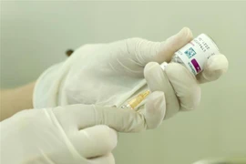 Vaccine phòng COVID-19 của hãng AstraZeneca được sử dụng tiêm phòng cho chiến sĩ Quân khu 2. (Ảnh: Hoàng Hùng/TTXVN)