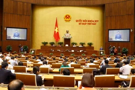 Toàn cảnh Quốc hội, phiên họp chiều 7/11. (Ảnh: Doãn Tấn/TTXVN)