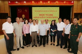 Hình ảnh Tổng Bí thư Nguyễn Phú Trọng tiếp xúc cử tri Hà Nội