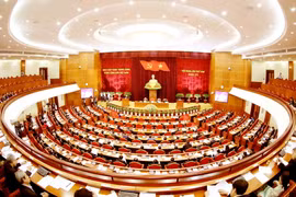 Toàn cảnh Hội nghị lần thứ tám Ban Chấp hành Trung ương Đảng Cộng sản Việt Nam khóa XII. (Nguồn: TTXVN)