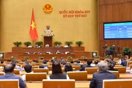 Quốc hội biểu quyết thông qua toàn văn Nghị quyết phê chuẩn Hiệp định Đối tác Toàn diện và Tiến bộ xuyên Thái Bình Dương (CPTPP) cùng các văn kiện liên quan. (Ảnh: Phương Hoa/TTXVN)