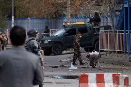 Hiện trường vụ nổ ở Kabul, ngày 12/11. (Nguồn: Reuters)