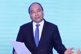 Thủ tướng Nguyễn Xuân Phúc phát biểu. (Ảnh: Thống Nhất/TTXVN)