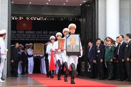 Hình ảnh trọng thể lễ truy điệu nguyên Tổng Bí thư Đỗ Mười