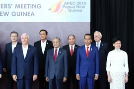 Hình ảnh Thủ tướng dự đối thoại giữa các nhà Lãnh đạo APEC với IMF