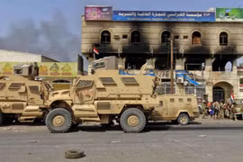 Lực lượng quân chính phủ Yemen ở Hodeida. (Nguồn: AFP)