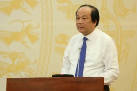 Bộ trưởng Mai Tiến Dũng. (Ảnh: Dương Giang/TTXVN)