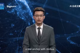 Tân Hoa Xã ra mắt bản tin do MC trí tuệ nhân tạo dẫn chương trình