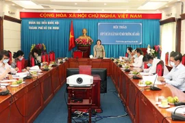 Quang cảnh hội thảo. (Ảnh: Xuân Khu/TTXVN)