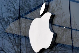 Biểu tượng của tập đoàn công nghệ Apple. (Ảnh: AFP/TTXVN)