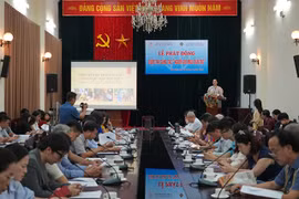 Toàn cảnh lễ phát động. (Nguồn: sovhtt.hanoi.gov.vn)