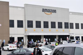 Một chi nhánh của Amazon tại New York, Mỹ. (Ảnh: AFP/TTXVN)