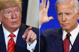 Tổng thống Mỹ Donald Trump (trái) và ứng cử viên Tổng thống Joe Biden (phải). (Ảnh: AFP/TTXVN)