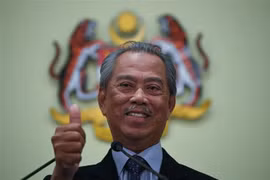 Thủ tướng Malaysia Muhyiddin Yassin tại cuộc họp ở Putrajaya. (Ảnh: AFP/TTXVN)