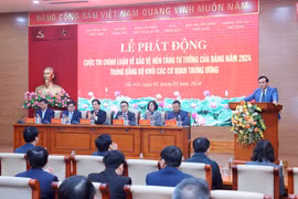 Quang cảnh buổi lễ. (Ảnh: An Đăng/TTXVN)