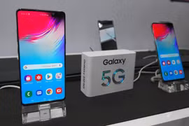 Điện thoại Galaxy S10 5G của Samsung. (Nguồn: straitstimes.com)