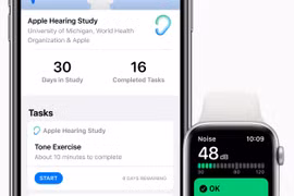 Giao diện ứng dụng Research.(Nguồn: Apple)