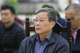Bị cáo Nguyễn Bắc Son (sinh năm 1953, cựu Bộ trưởng Bộ Thông tin và Truyền thông) tại phiên xét xử. (Ảnh: Doãn Tấn/TTXVN)
