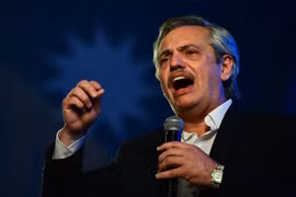 Tổng thống đắc cử Argentina Alberto Fernandez. (Nguồn: AFP/TTXVN)