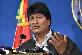 Tổng thống Bolivia Evo Morales trong cuộc họp báo tại thành phố El Alto, ngày 9/11/2019. (Nguồn: AFP/TTXVN)