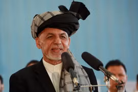 Tổng thống Afghanistan Ashraf Ghani phát biểu tại thủ đô Kabul ngày 28/9/2019. (Nguồn: THX/TTXVN)