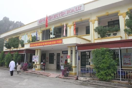 Khu vực cách ly tại Trung tâm Y tế huyện Hoa Lư, tỉnh Ninh Bình. (Ảnh: Thùy Dung/TTXVN)