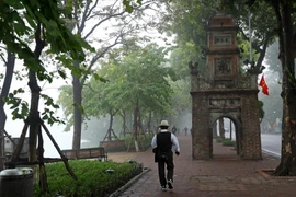 Khu vực quanh Hồ Gươm. (Ảnh: Ngọc Hà/TTXVN)