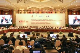 VPSF 2017- chuyên đề “Chương trình hành động của khu vực tư nhân từ Nghị quyết Trung ương 5” (Ảnh: Vietnam+)