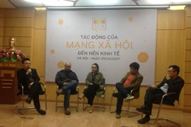 Tọa đàm “Tác động của mạng xã hội đến nền kinh tế.” (Ảnh: PV/Vietnam+)