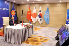 Thủ tướng Nguyễn Xuân Phúc, Chủ tịch ASEAN 2020 phát biểu tại Hội nghị. (Ảnh: Thống Nhất/TTXVN)