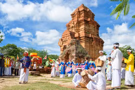 Lễ hội Katê của đồng bào người Chăm. (Ảnh: Pandanus Resort) 