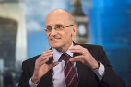 Chủ tịch Ủy ban giám sát ECB Andrea Enria. (Ảnh: Bloomberg)