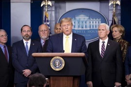 Tổng thống Mỹ Donald Trump tại Nhà Trắng. (Ảnh: AFP/TTXVN)
