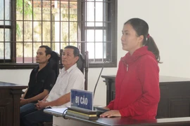 Bị cáo Nguyễn Thị Thanh Sương tại phiên xét xử. (Ảnh: Nguyễn Thành/TTXVN)