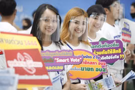 Cuộc bầu cử địa phương đầu tiên tại Thái Lan sau 6 năm. (Ảnh: Bangkok Post)