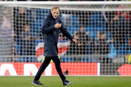Dù có công đưa PSG đến chung kết C1 nhưng Thomas Tuchel vẫn bị sa thải. (Ảnh: Soccrates Images)