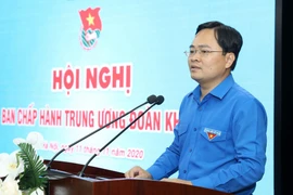 Bí thư thứ Nhất Trung ương Đoàn khóa XI nhiệm kỳ 2017-2022. (Ảnh: Văn Điệp/TTXVN)