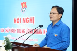 Bí thư thứ Nhất Trung ương Đoàn khóa XI nhiệm kỳ 2017-2022. (Ảnh: Văn Điệp/TTXVN)