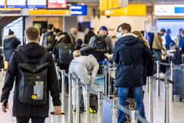 Sân bay Schiphol ở thành phố Amsterdam. (Ảnh: AFP)