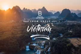 Chiêm ngưỡng vẻ đẹp hùng vĩ của đất nước Việt Nam từ trên cao
